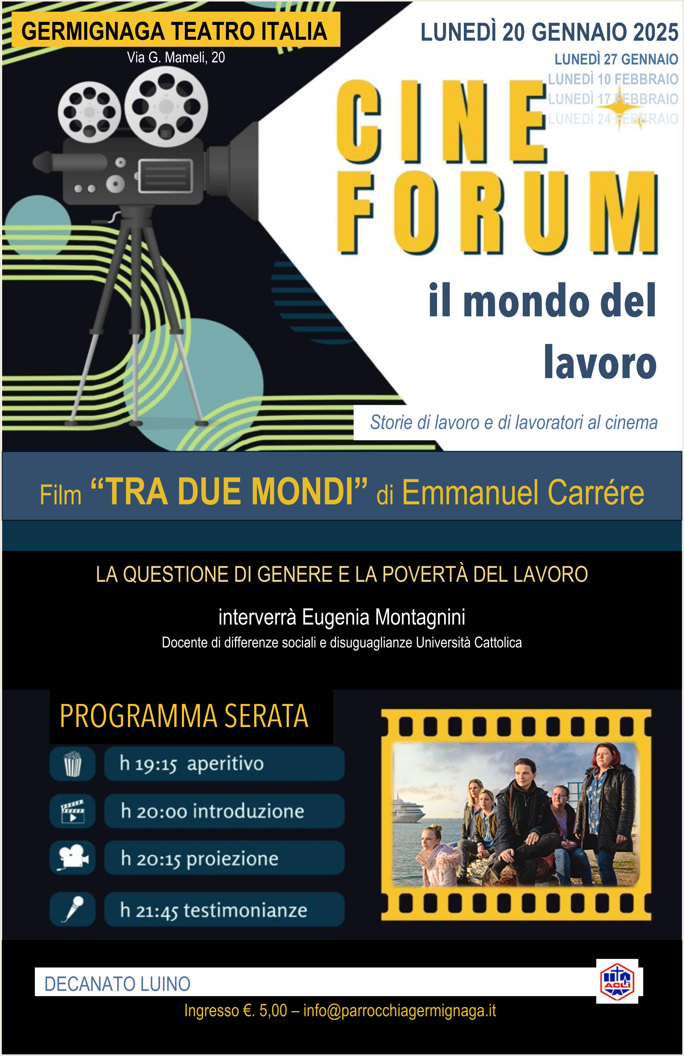 20250120 Cineforum Il Mondo del Lavoro