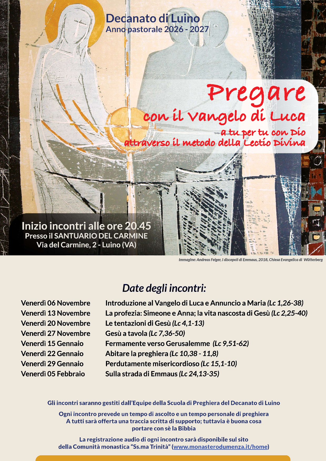 Scuola di Preghiera 2026-2027