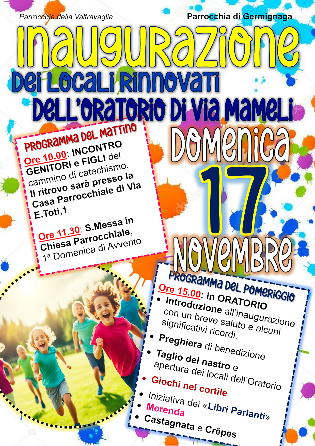 17.11.2024 Inaugurazione Oratorio Germignaga