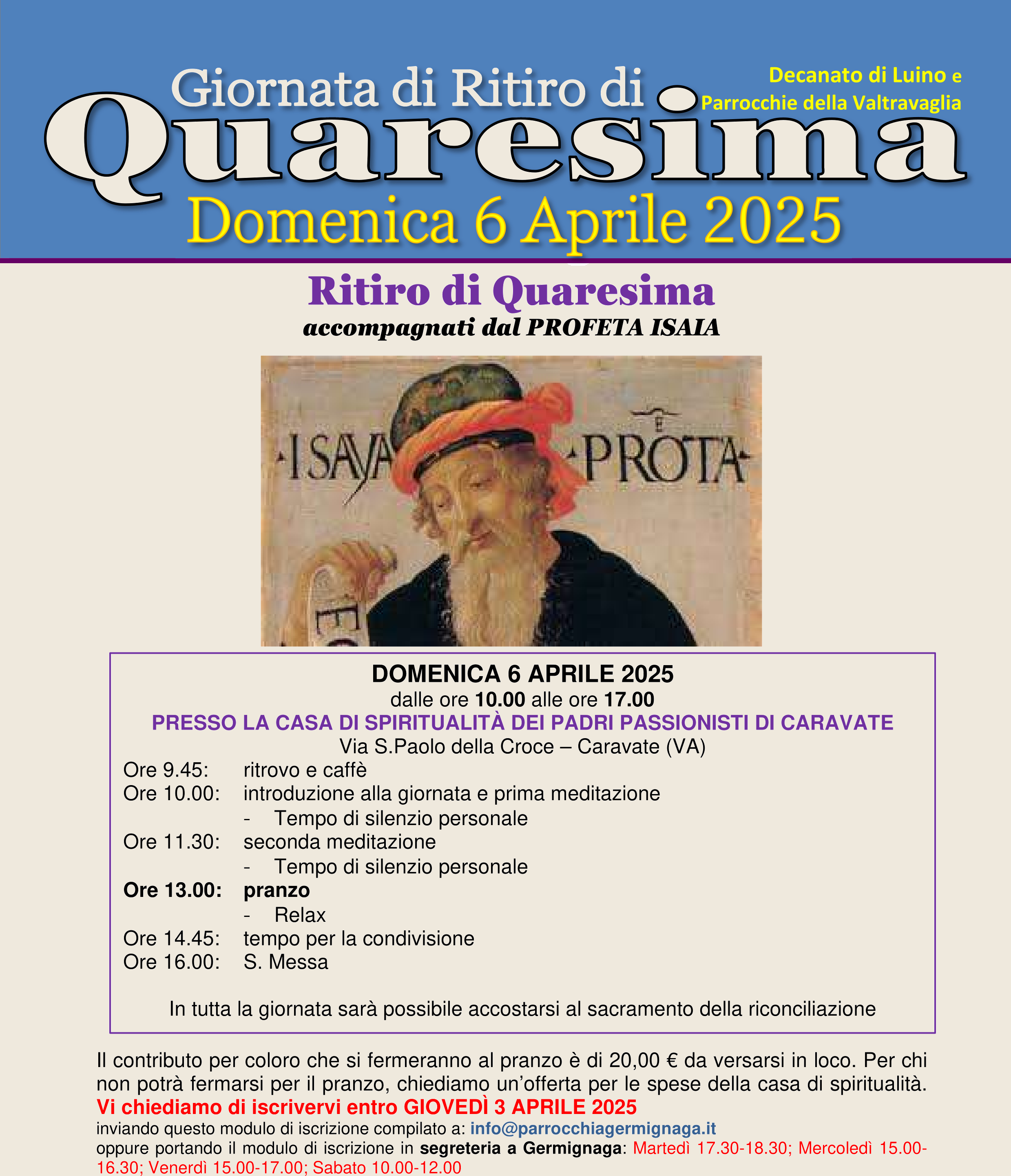 06.04.2025 Ritiro di Quaresima